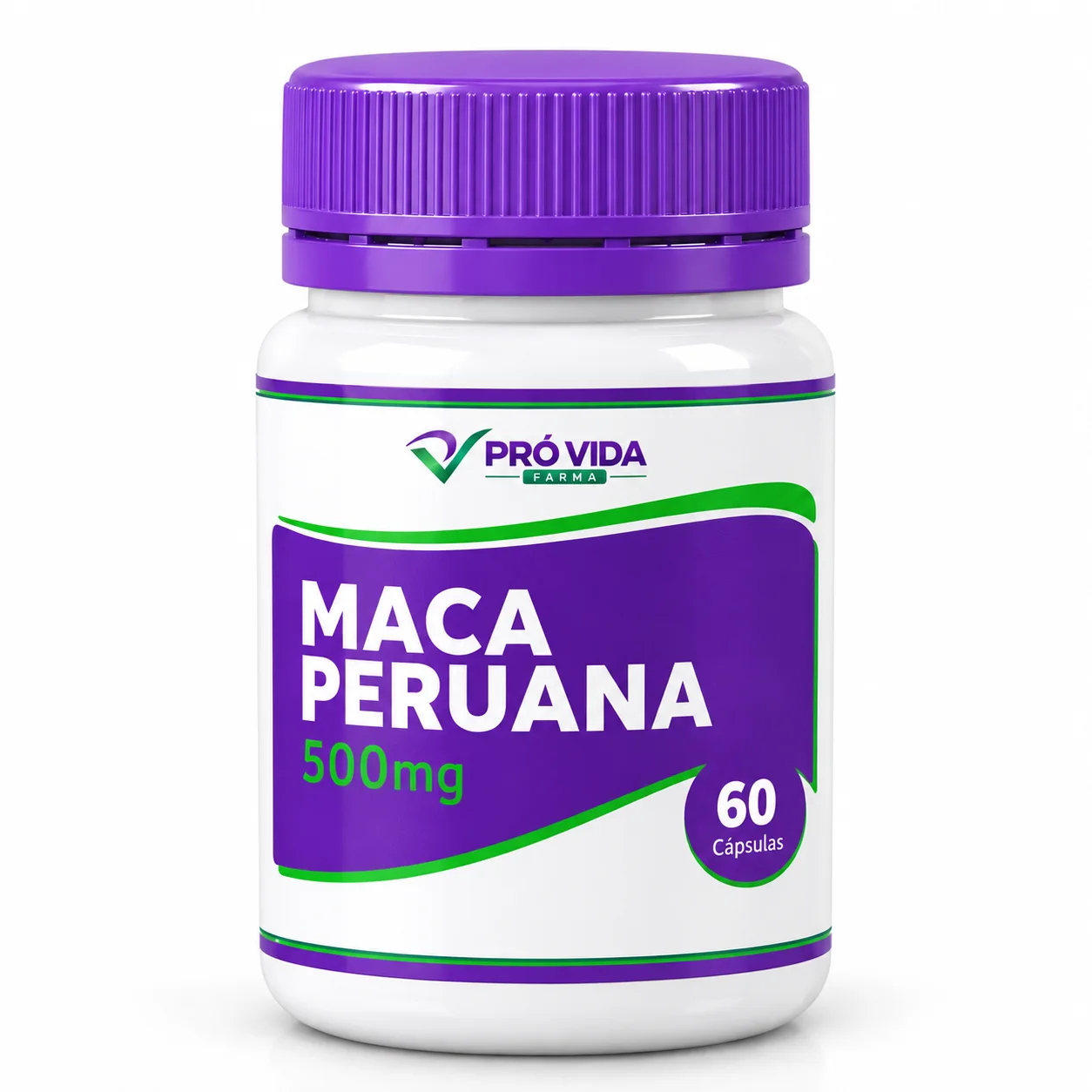 Maca peruana 500 mg, 60 cápsulas - Pró Vida Farma
