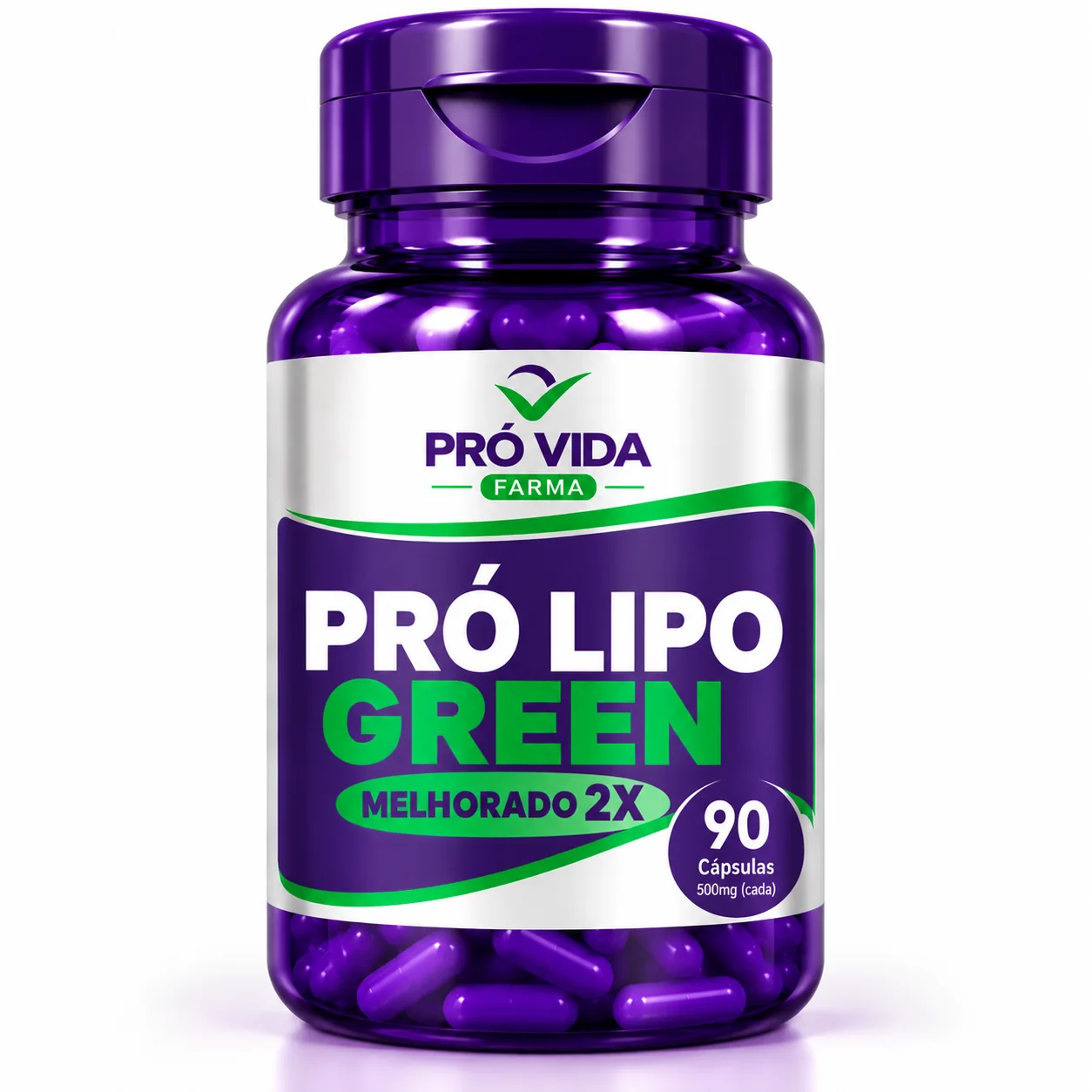 Pro Lipo Green Melhorado 2x - 90 Cápsulas
