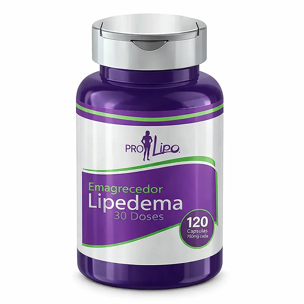 Emagrecedor Lipedema 30 Doses - 120 Cápsulas