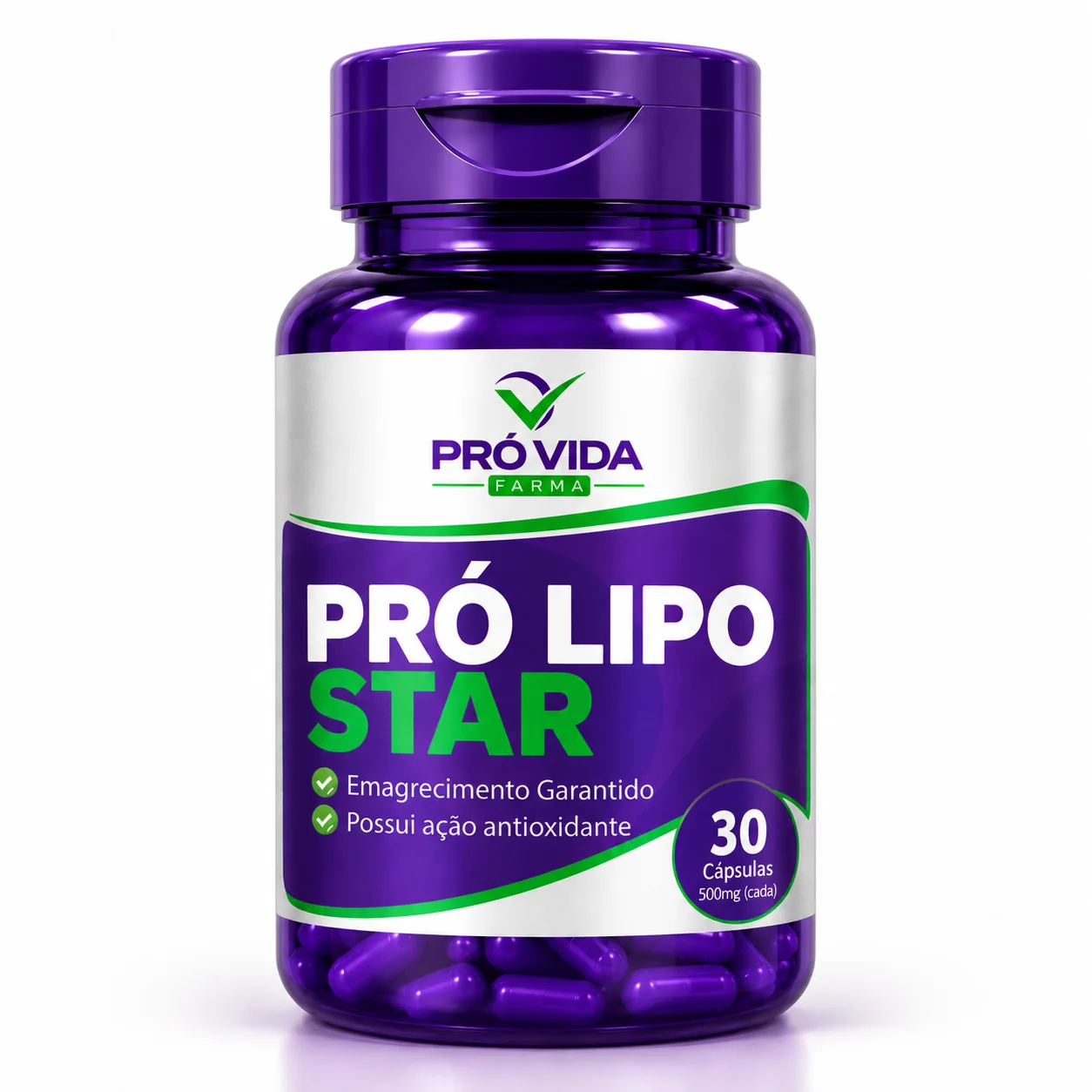 Pró Lipo Star - 30 Cápsulas