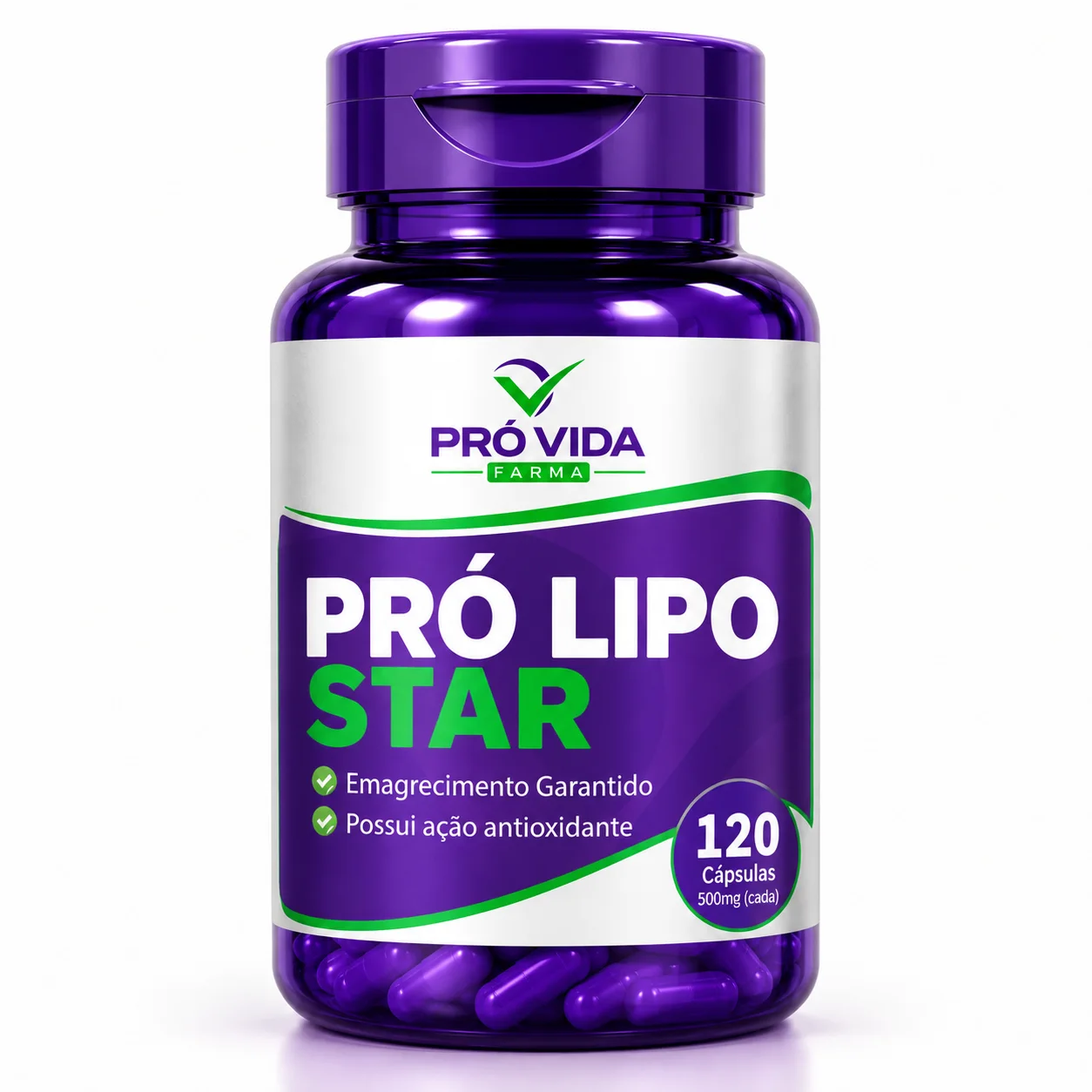 Pró Lipo Star -  120 Cápsulas