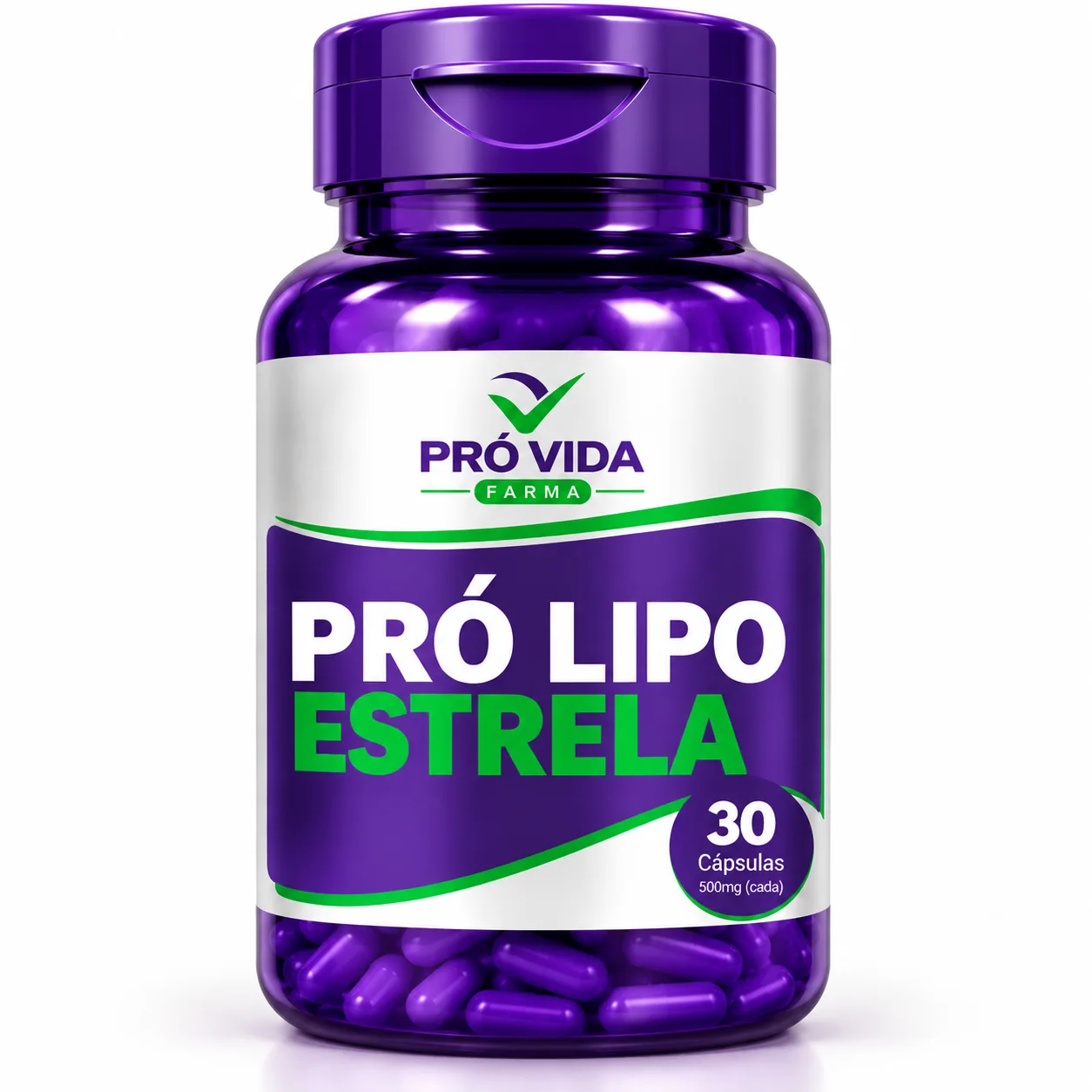 Pró Lipo Estrela - 30 Cápsulas - Pró Vida Farma