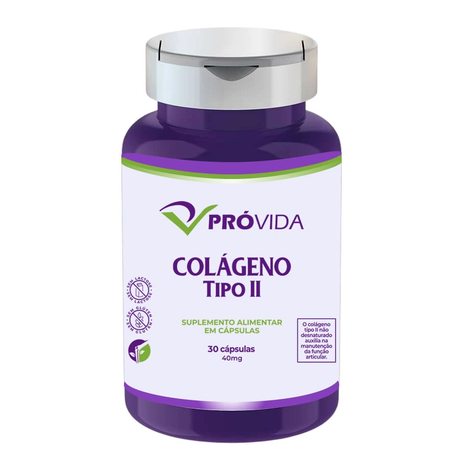 Colágeno tipo II + condroitina - 30 Cápsulas
