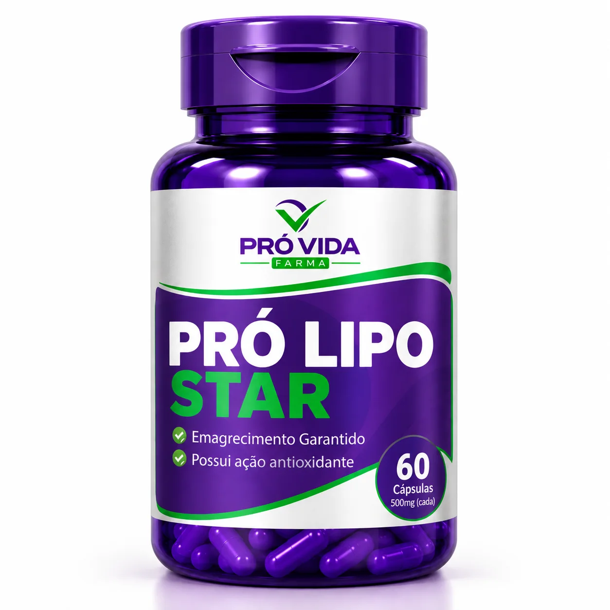 Pró Lipo Star - 60 Cápsulas