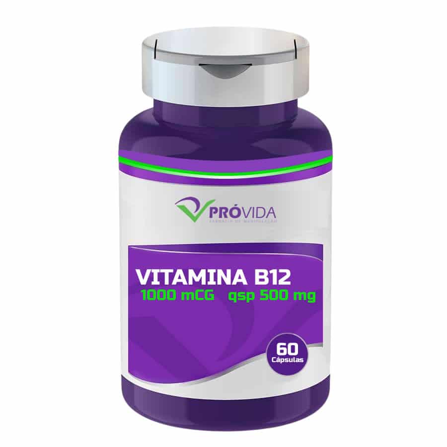 VITAMINA B12 1000 mcg qsp 500 mg