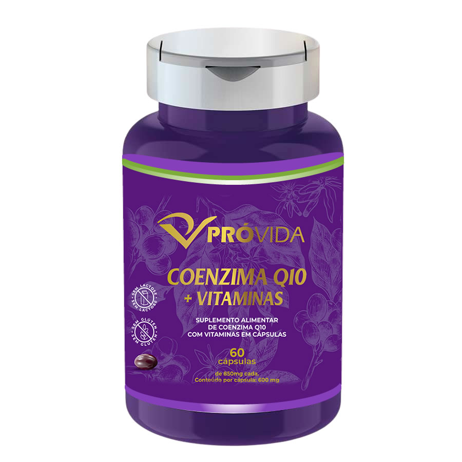 Coenzima q 10 + Vitaminas - 60 Cápsulas