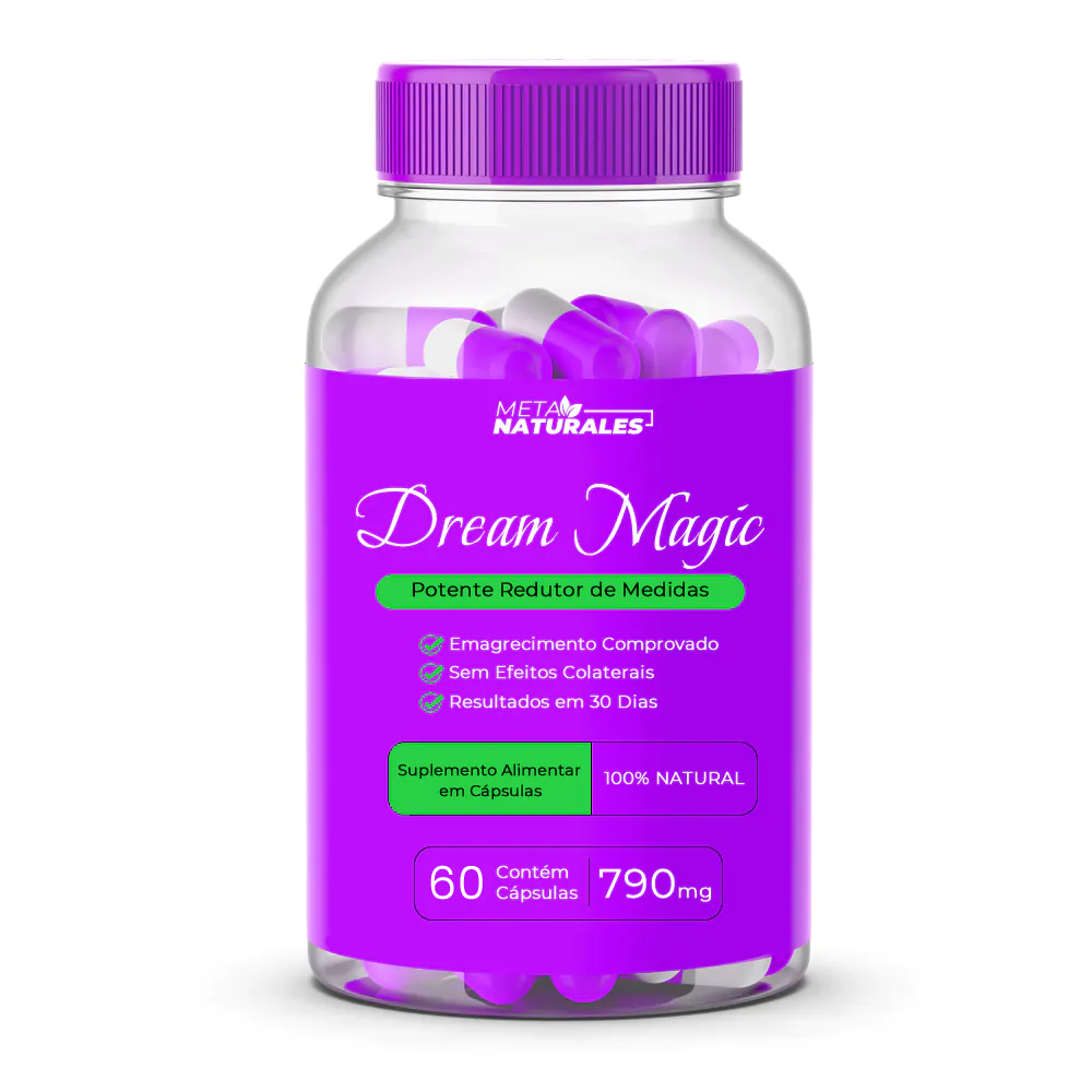 Dream Magic - Potente Redutor de Peso - 60 Cápsulas